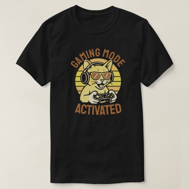 T-shirt Mode de jeu activé (Design devant)