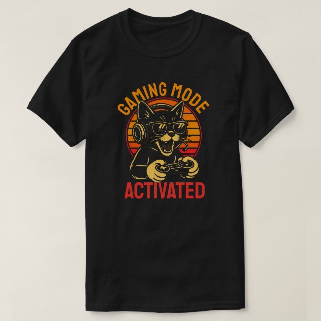 T-shirt Mode de jeu activé (Design devant)