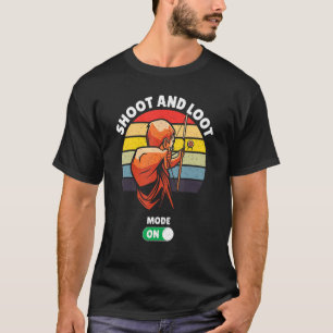 T-shirt Mode De Tir Et De Piller Sur L'Archer De Chasse Au