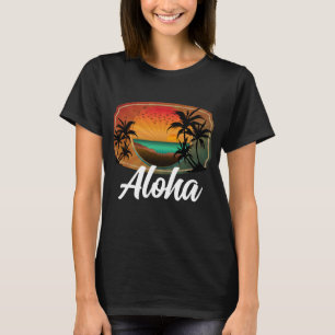 T-SHIRT MODE DE VACANCES ALOHA D'ÉTÉ PERSONNALISÉ
