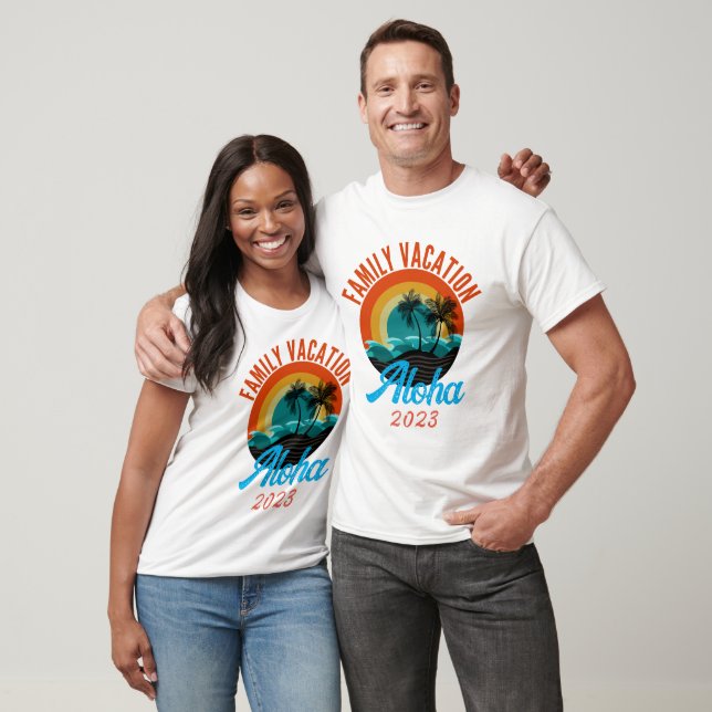 T-SHIRT MODE DE VACANCES FAMILIALES PERSONNALISÉ (Unisexe)