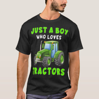 T-shirt Mode de vie à la ferme pour enfants Juste un garço