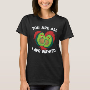 T-shirt Mode de vie salade végane fitness avocat