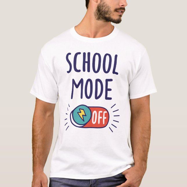 T-shirt Mode école désactivé (Devant)