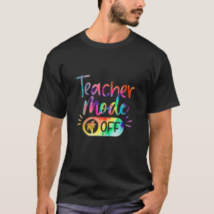 T-shirt Mode enseignant Désactivé Tie Dye Funny School Été