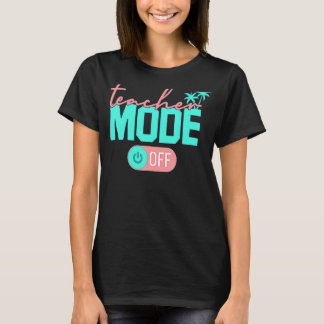T-shirt Mode Enseignant Happy Dernier Jour De L'École Été 