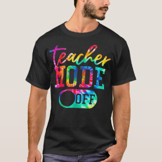 T-shirt Mode Enseignant Hors Tye Dye Jour Dernier De L'Ens