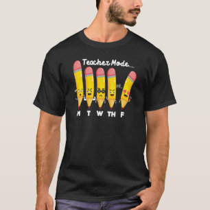T-shirt Mode Enseignant I Crayon Tgif Pour Heureux I Vend