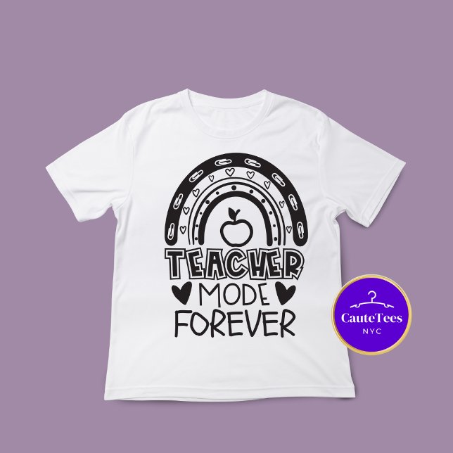 T-shirt Mode Enseignant Pour Toujours Retour À L'École T-s (Créateur téléchargé)