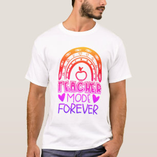 T-shirt Mode Enseignant Pour Toujours Retour À L'École T-s