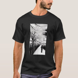 T-shirt Mode esthétique japonais Streetwear Floral