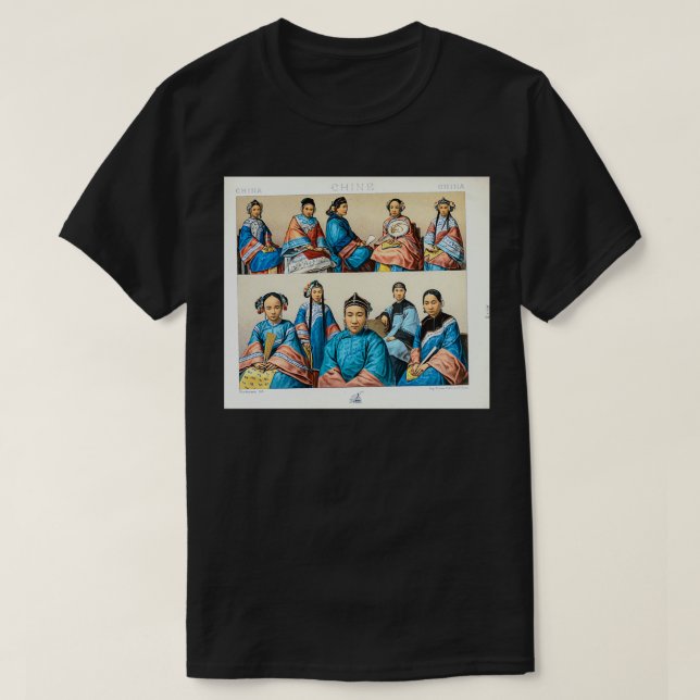 T-shirt Mode et accessoires chinois anciens de Gesch (Design devant)
