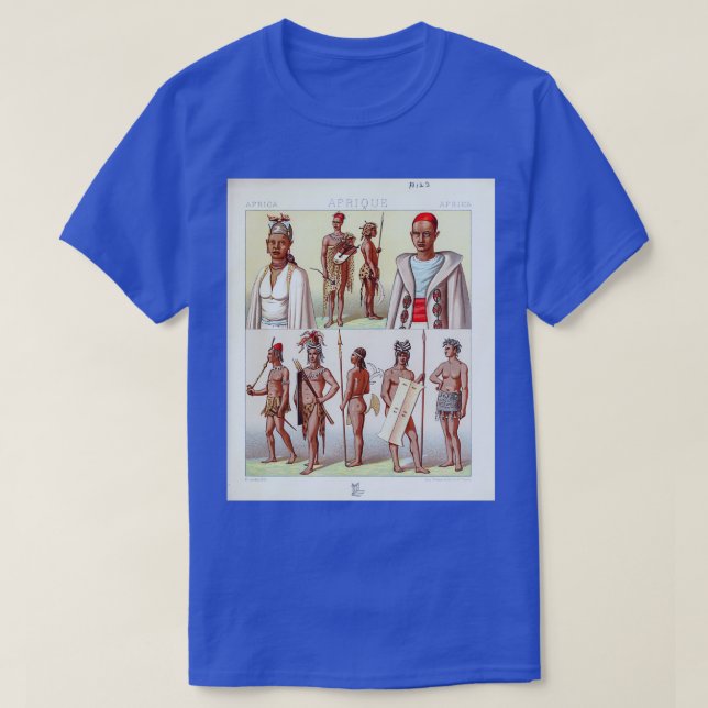 T-shirt Mode et accessoires tribaux africains anciens pour (Design devant)