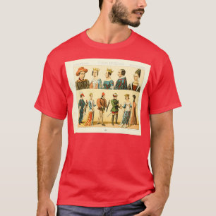 T-shirt Mode et mode de vie européens anciens Moyen Age