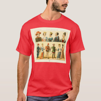 T-shirt Mode et mode de vie européens anciens Moyen Age