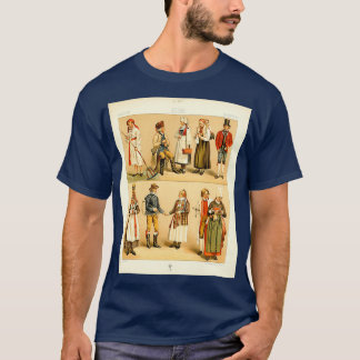 T-shirt Mode et mode de vie suédois du XVIIIe siècle