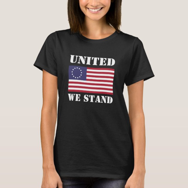 T-shirt Mode femme nouveauté UNITED NOUS SOMMES RESTÉS (Devant)