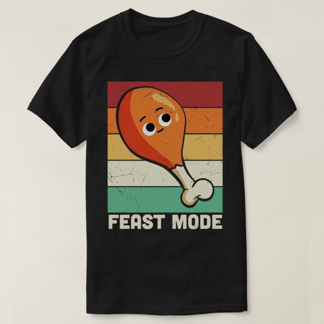 T-shirt Mode Fête activé (Design devant)
