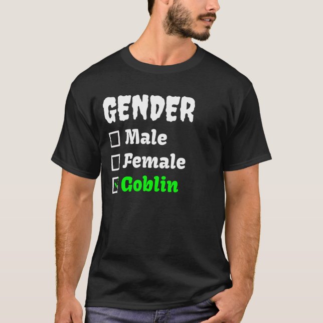 T-shirt Mode Goblin Genre Mème, Drôle Goblins Plaisanter (Devant)