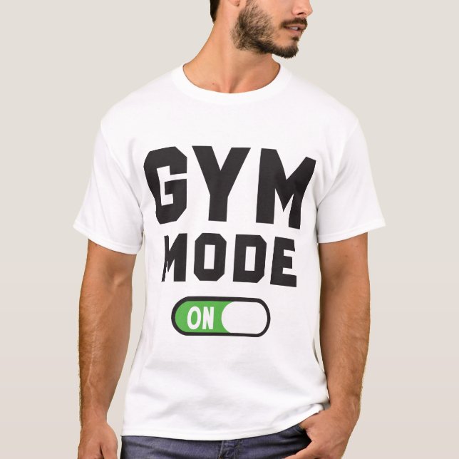 T-shirt Mode Gym Activé – Conception de Motivation pour l' (Devant)