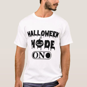 T-shirt Mode Halloween activé - Soirée Citrouille d'Hallow