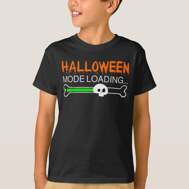 T-shirt Mode Halloween Chargement de la barre de chargemen (Devant)
