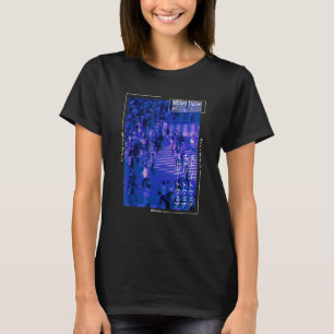 T-shirt Mode japonaise Glitch Cyberpunk Tokyo Streetwear
