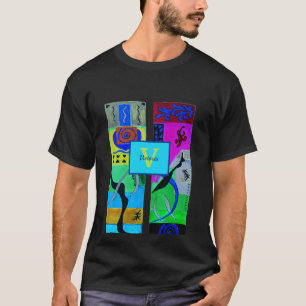 T-shirt Mode Jaune Inspiration Abstraite De Matisse