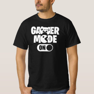T-shirt Mode Joueur Activé Citation Drôle de Joueur