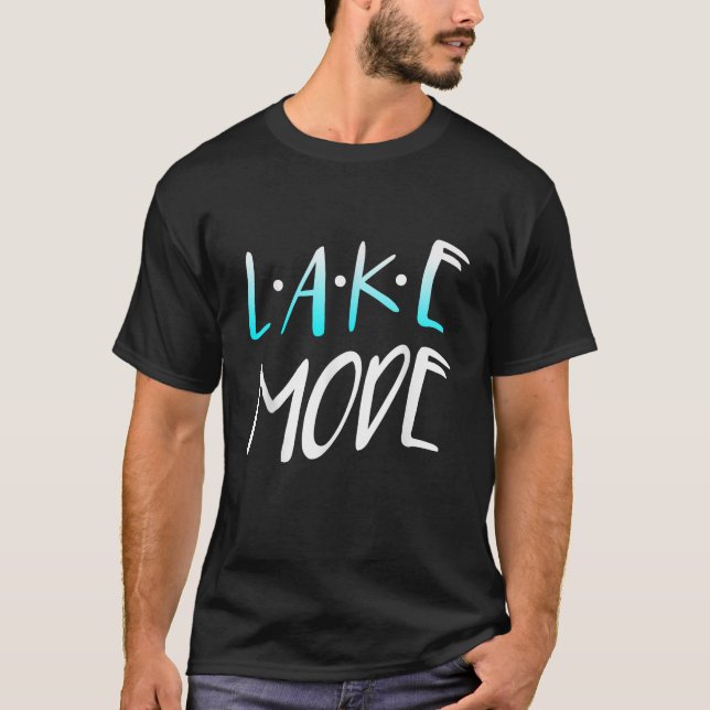 T-shirt Mode Lac Sur Le Lac Été (Devant)