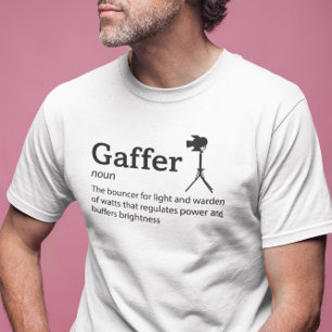 T-shirt Mode lumière de définition de gaffer - cinéaste