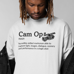 T-shirt Mode lumière de définition de l'opération vidéo -