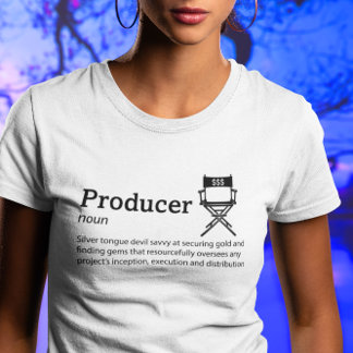 T-shirt Mode lumière de définition du producteur - cinéast