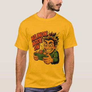 T-shirt MODE MAJNON ACTIVÉ – Drôle de joueur avec boule 8