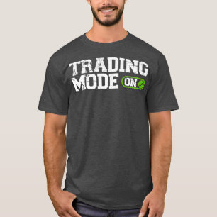 T-shirt Mode Négociation Sur Le Marché Stock Jour D'Invest