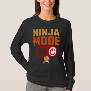T-shirt Mode Ninja Sur Warrior Funny