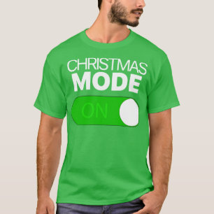 T-shirt Mode Noël Activé Basculement de l'Iphone Android
