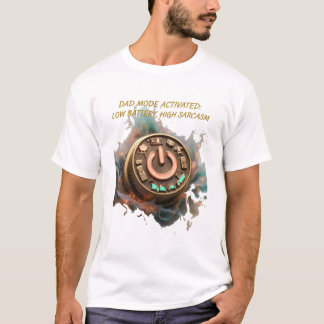 T-shirt « Mode Papa activé », cadeau drôle pour pa