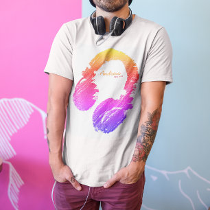 T-shirt mode personnalisée DJ bonne vibes