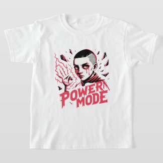 T-shirt Mode Puissance Vectoriel de Streetwear Animes Urba