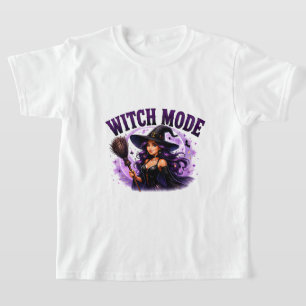 T-shirt ✨ Mode Sorcière Activée Citation Halloween 🧙