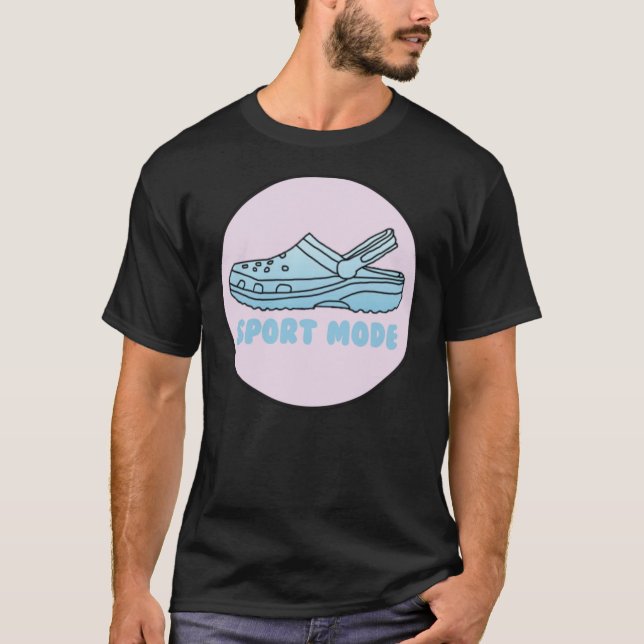 T-shirt Mode sport crocs   (Devant)