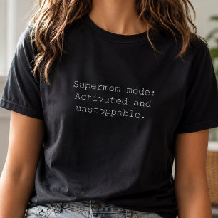 T-shirt Mode Supermaman Activé Puissance Inarrêtable
