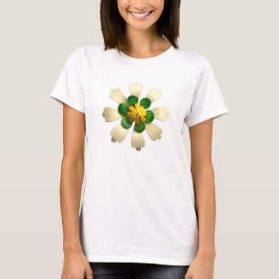 T-shirt Mode tendance Alien MOD des années 60 Hippie Daisy