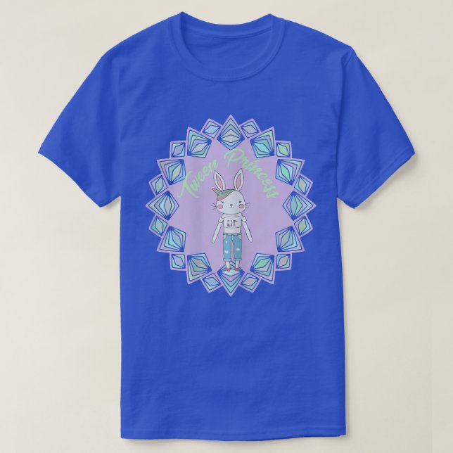 T-shirt Mode tendance Pastel T Bunny Tween Princesse (Design devant)