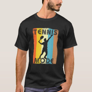 T-shirt Mode Tennis Joueur Raquette Court Match Ball Sport