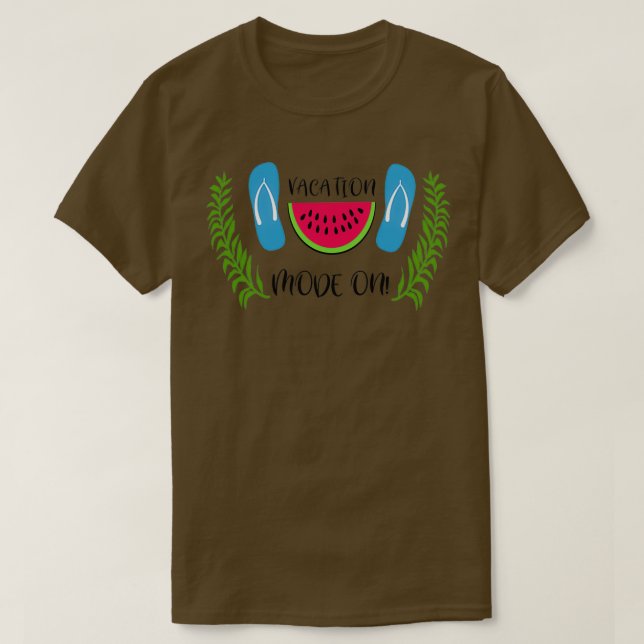 T-shirt Mode vacances activé (Design devant)