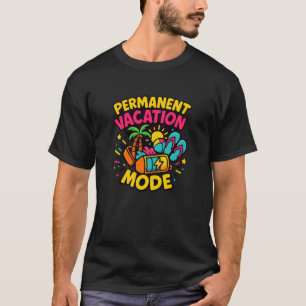 T-shirt Mode Vacances Permanentes – Chemise Tropicale Amus