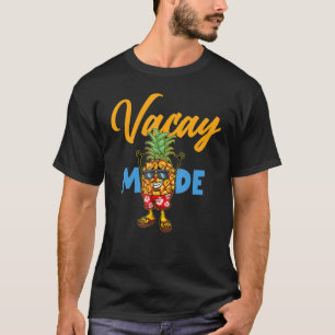T-shirt Mode Vacay Ananas mignon Vacance Croisière d'été G