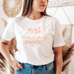 T-shirt Mode Vacay Chemise Vacay Vibes Tee Rétro Vacances
